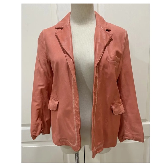 Vintage Marni Shrunken Laundered Leather Jacket - Picture 4 of 8